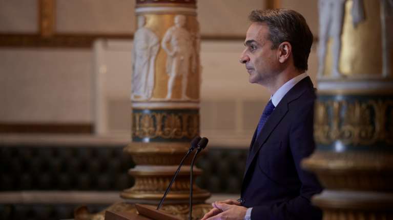 Μητσοτάκης στη βράβευση Τζον Κέρι: "Η Ελλάδα τιμά τη διαρκή προσήλωση των ΗΠΑ στην ιδέα της Ελευθερίας"