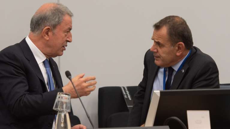 Ξεκάθαρος ο Παναγιωτόπουλος: Δεν τέθηκε κανένα θέμα συνεκμετάλλευσης του Αιγαίου με τον Ακάρ - Ούτε θα μπορούσε άλλωστε