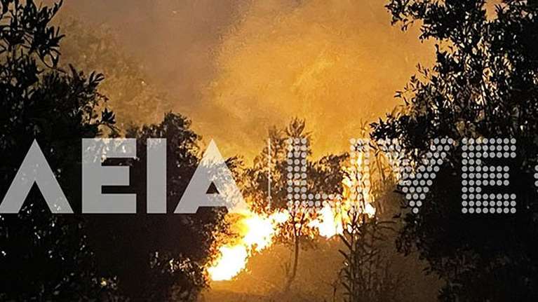 Φωτιά σε Αχαΐα - Ηλεία: Ολονύχτια μάχη με την πυρκαγιά - Εκκενώθηκαν τρία χωριά - Απειλούν σπίτια οι φλόγες [Εικόνες - Βίντεο]