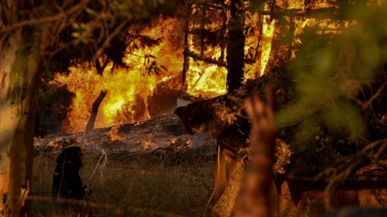 Μεγάλη φωτιά στην Αχαΐα: Μάχη με την πύρινη λαίλαπα - Κάηκαν σπίτια, εκκενώθηκαν 4 χωριά -  Πέντε τραυματίες