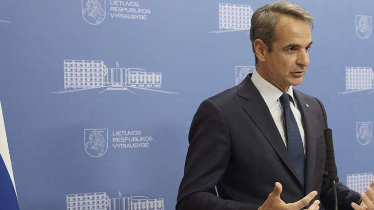 Μητσοτάκης από το Βίλνιους: &quot;Η Τουρκία ενθαρρύνει ενεργά και προωθεί μετανάστες και πρόσφυγες στην Ελλάδα&quot;