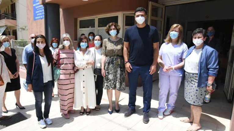 Την Παιδοψυχιατρική Κλινική του ΓΝ Παίδων Πατρών &quot;Καραμανδάνειο&quot; εγκαινίασε ο Βασίλης Κικίλιας