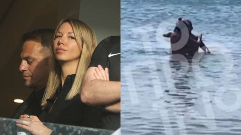 Ντέμης Νικολαΐδης: Οι διακοπές με τη σύντροφό του σε Άνδρο και Τήνο - Αγκαλιές και φιλιά μέσα στη θάλασσα [Βίντεο]