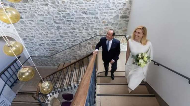 Γαμπρός για πρώτη φορά ο Φρανσουά Ολάντ: Ο πρώην πρόεδρος της Γαλλίας παντρεύτηκε την ηθοποιό Ζυλί Γκαγιέ