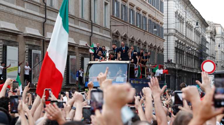 Ιταλία: Έκρηξη κρουσμάτων στη Ρώμη - Πενταπλασιάστηκαν μετά τους πανηγυρισμούς για την κατάκτηση του Euro