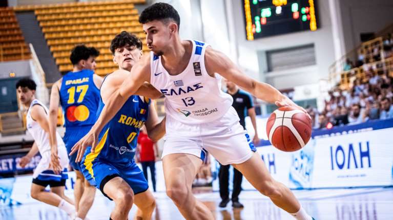 Eurobasket U20: Επίδειξη δύναμης από την Εθνική - Νίκη με 89-40 επί της Ρουμανίας