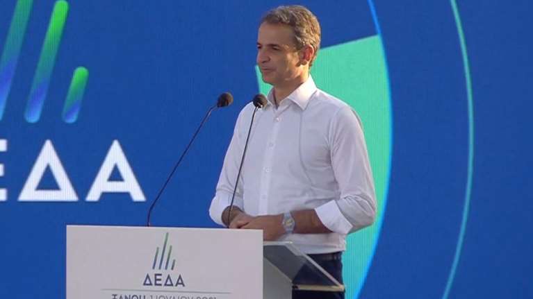 Μητσοτάκης στην εκδήλωση της ΔΕΔΑ: &quot;Το βασικό καύσιμο για τις επόμενες δεκαετίες θα είναι το φυσικό αέριο&quot;