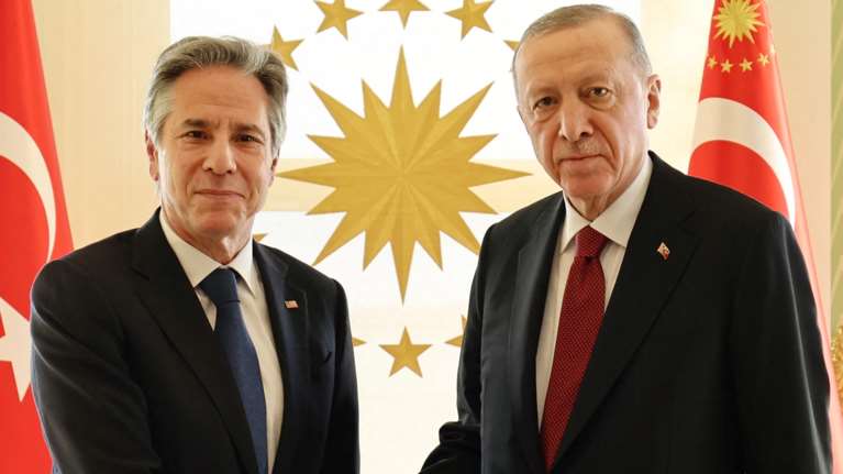 Συνάντηση Μπλίνκεν με Ερντογάν και Φιντάν πριν το τετ α τετ με Μητσοτάκη - Τι είπαν για F-16 και ένταξη της Σουδίας στο ΝΑΤΟ