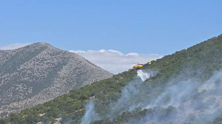 Κοζάνη: Φωτιά στην Παναγιά Δρεπάνου - Εστάλη μήνυμα 112, σηκώθηκαν εναέρια μέσα
