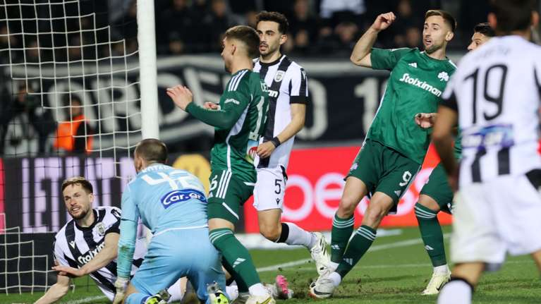 Κύπελλο Ελλάδος: Προβάδισμα πρόκρισης για τον Παναθηναϊκό, 1-0 τον ΠΑΟΚ στην Τούμπα