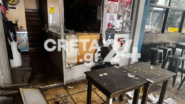 Κρήτη: Ισχυρή έκρηξη φιάλης υγραερίου σε καφενείο στο κέντρο του Ηρακλείου - Ένας ελαφρά τραυματίας [εικόνες - βίντεο]