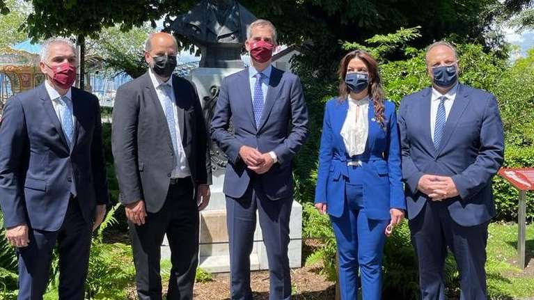 Το όνομα &quot;Ιωάννης Καποδίστριας&quot; δόθηκε σε πάρκο στη Λωζάνη, παρουσία του Δήμαρχου Αθηναίων Κώστα Μπακογιάννη