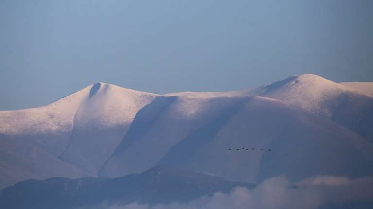 Στα λευκά ο Όλυμπος: Εντυπωσιακές εικόνες από το χιονισμένο "βουνό των θεών"