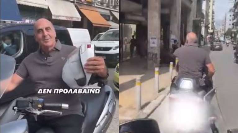 Γιώργος Βουλγαράκης: Χαμός με το βίντεο στο TikTok όπου οδηγεί χωρίς κράνος - &quot;Έχω κι ένα πρόβλημα με τα μαλλιά μου&quot;