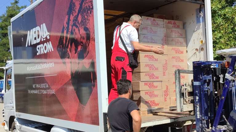 Η Media Strom στο πλευρό των κατοίκων της Θεσσαλίας