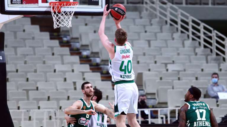 Παναθηναϊκός - Ζαλγκίρις: &quot;Δήμιος&quot; Γκριγκόνις εκτέλεσε τους &quot;πράσινους&quot; [Βίντεο]