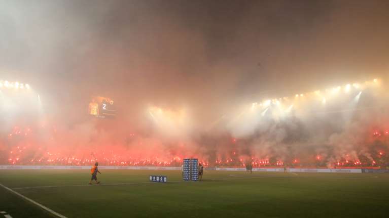 ΑΕΚ: Ιστορικό παιχνίδι με τον Ιωνικό - Εντυπωσιακές εικόνες από τη φλεγόμενη &quot;OPAP Arena&quot; [Εικόνες - Βίντεο]