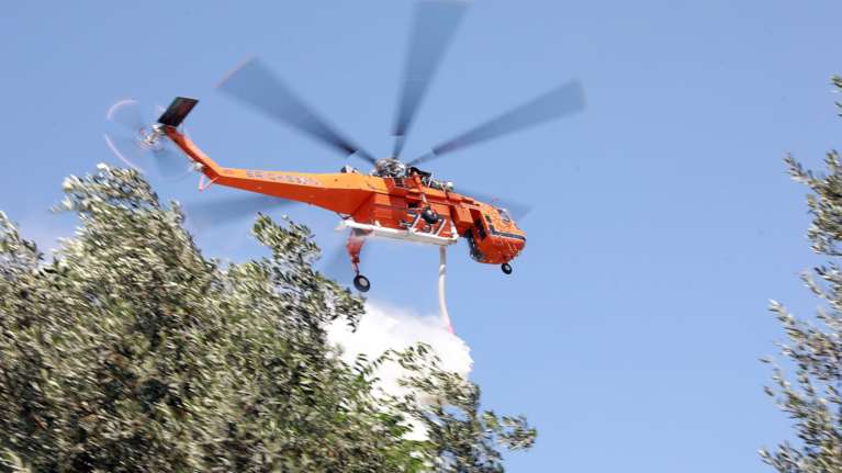 Οριοθετήθηκε η πυρκαγιά στην Αγία Μαρίνα Γραμματικού