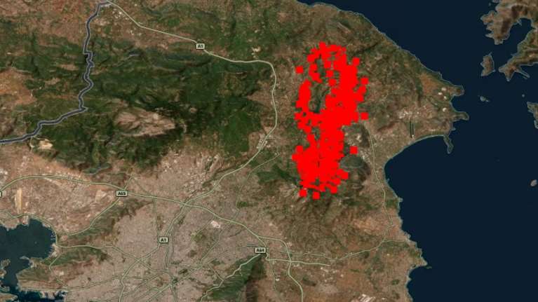 Φωτιά στην Αττική: Πύρινο μέτωπο 30 χιλιομέτρων, σοκάρουν οι δορυφορικές φωτογραφίες της NASA [εικόνες - βίντεο]