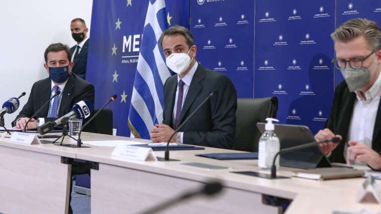 Μητσοτάκης: Εντυπωσιακή η μείωση στις μεταναστευτικές ροές - Από 72.000 το 2019 σε 15.000 το 2020