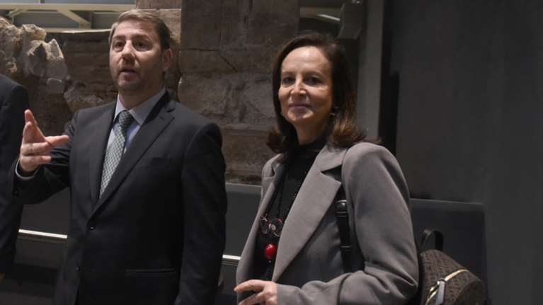 Άννα Διαμαντοπούλου: Ενθουσιασμένη από την επίσκεψη στο μετρό Θεσσαλονίκης - &quot;Έλληνες έκαναν το θαύμα&quot; [βίντεο]