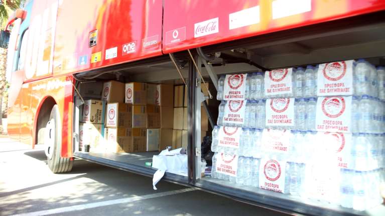 Ολυμπιακός: Με εντολή Μαρινάκη στέλνει ανθρωπιστική βοήθεια στους πληγέντες σε Καρδίτσα και Βόλο