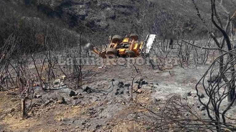 Τραγωδία στη Φωκίδα: Ο χειριστής της μπουλντόζας που έπεσε σε γκρεμό, απεγλωβίστηκε νεκρός