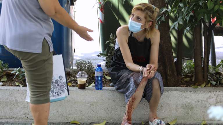 Επίθεση με ματσέτα στου Ζωγράφου: &quot;Ελάτε, μαχαίρωσα κόσμο&quot; φώναζε σε αμόκ ο 54χρονος που είχε δραπετεύσει από το Δαφνί