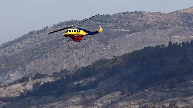 Θεσσαλονίκη: Οριοθετήθηκε η φωτιά στον Χορτιάτη