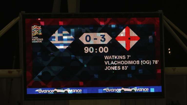 Ελλάδα-Αγγλία 0-3: Ανώτεροι οι Άγγλοι &quot;πάγωσαν&quot; το ΟΑΚΑ και αγκάλιασαν την πρωτιά