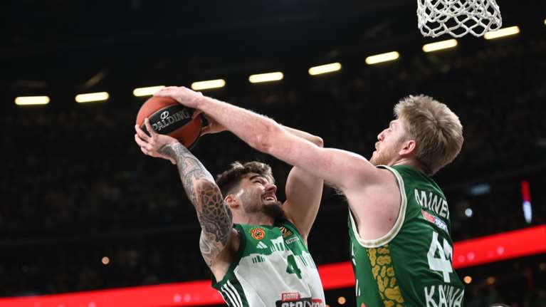 Ζαλγκίρις - Παναθηναϊκός 84-77: &quot;Πάγωσε&quot; στο Κάουνας ο Παναθηναϊκός