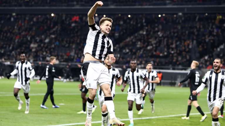 Άιντραχτ Φρανκφούρτης – ΠΑΟΚ 1-2: Ονειρική εμφάνιση, πρωτιά στον όμιλο και απευθείας πρόκριση στους "16" [βίντεο]