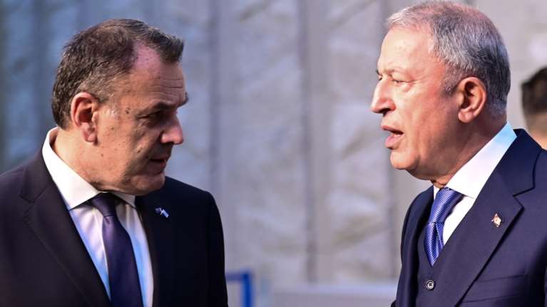 ΝΑΤΟ: 40λεπτη συνάντηση Παναγιωτόπουλου - Ακάρ - Πρώτο τετ α τετ μετά τις απειλές Ερντογάν &quot;θα έρθουμε ξαφνικά ένα βράδυ&quot;