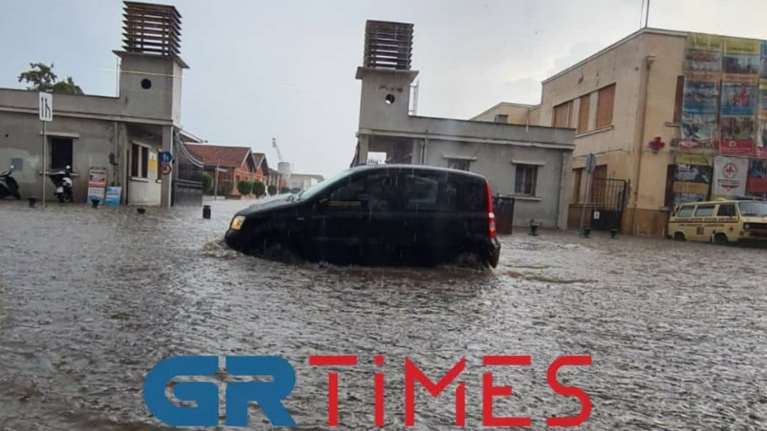 Παρέμβαση εισαγγελέα για την πλημμύρα μετά το σφοδρό μπουρίνι στη Θεσσαλονίκη