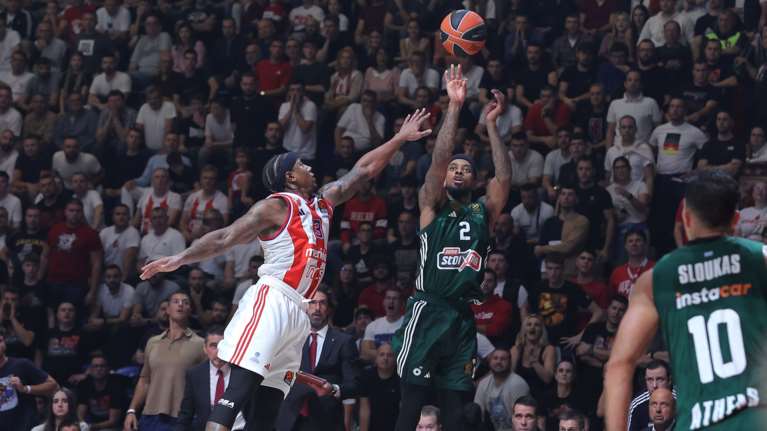 Euroleague: &quot;Απέδρασε&quot; από το Βελιγράδι ο Παναθηναϊκός, 81-77 τον Ερυθρό Αστέρα