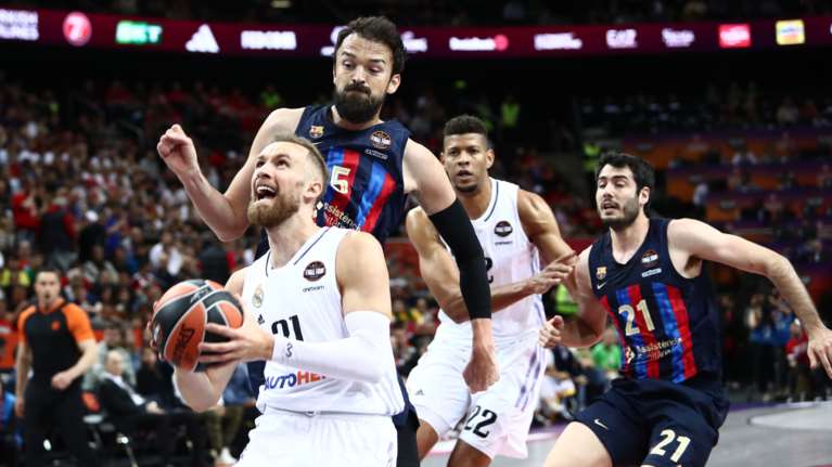 Final-4: Η Ρεάλ αντίπαλος του Ολυμπιακού στον τελικό του Κάουνας- Υπέταξε την Μπαρτσελόνα με 78-66