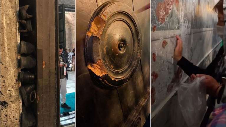 Αγία Σοφία: Ξένα ΜΜΕ περιγράφουν το &quot;πανηγύρι&quot; που έχει στηθεί στον ιστορικό ναό- Παπουτσοθήκες, καρότσια και βανδαλισμοί