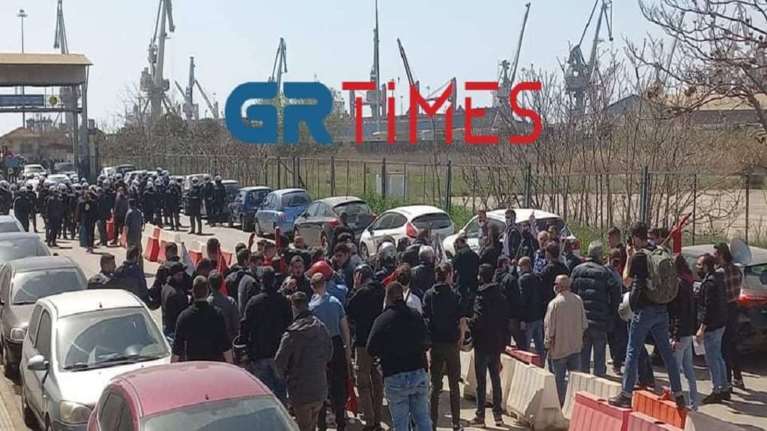 Θεσσαλονίκη: Επεισόδια και χημικά στη πορεία του ΠΑΜΕ κατά του ΝΑΤΟ - Στην Πύλη 14 του Λιμανιού [εικόνες - βίντεο]