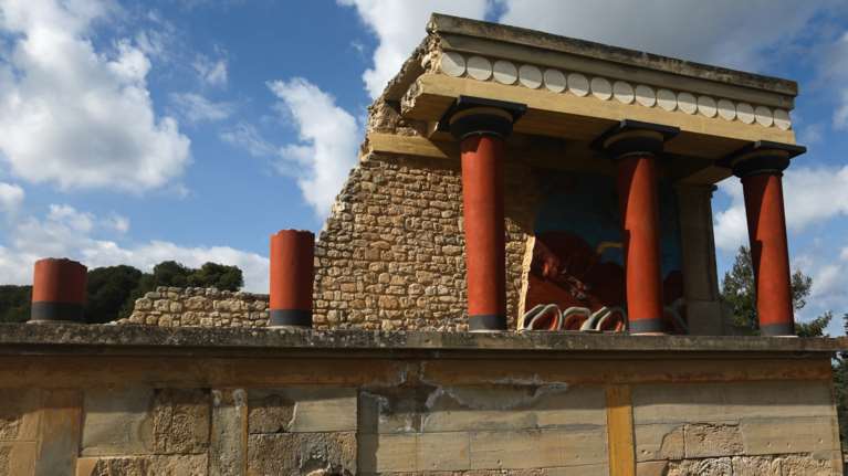 Κνωσός: Εκκενώθηκε ο αρχαιολογικός χώρος λόγω θυελλωδών ανέμων