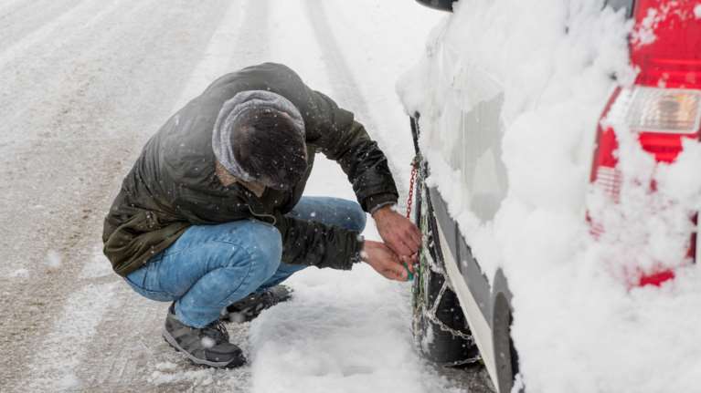 Κακοκαιρία στη Βόρεια Ελλάδα: Σε ποια σημεία χρειάζονται αντιολισθητικές αλυσίδες