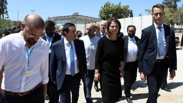 Γερμανικά μηνύματα στην Τουρκία: Η συνάντηση Μητσοτάκη με Μπέρμποκ στο Μαξίμου