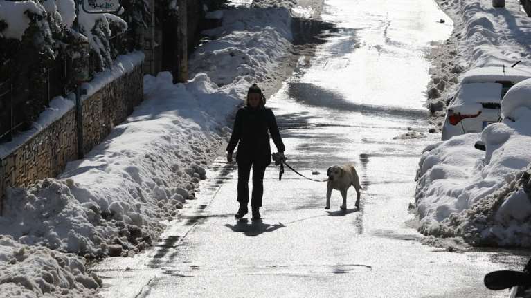 Κορυφώνεται η κακοκαιρία Avgi: Εντονη χιονόπτωση στην Εύβοια - Πώς θα κινηθεί ο χιονιάς τις επόμενες ώρες