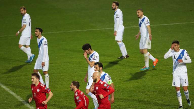 Προκριματικά Μουντιάλ 2022: Δεν τα κατάφερε η Εθνική Ελλάδας - Έμεινε στο 1-1 με τη Γεωργία