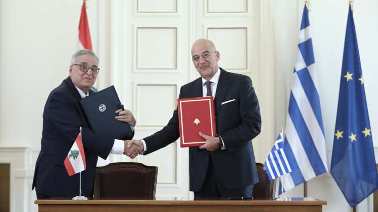 Δένδιας: Η συμφωνία Λιβάνου-Ισραήλ αποτελεί παράδειγμα ειρηνικής διευθέτησης διαφορών