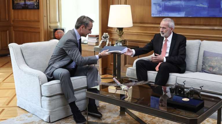 Κυριάκος Μητσοτάκης: Αυτή είναι η σημαντική επιστολή που παρέδωσε στον υπηρεσιακό πρωθυπουργό, Ιωάννη Σαρμά