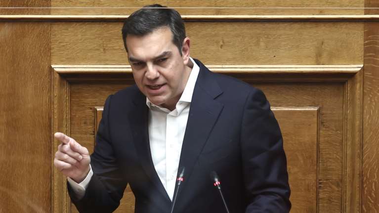 Το πρόγραμμα του ΣΥΡΙΖΑ για προστασία της πρώτης κατοικίας, &quot;κόκκινα&quot; δάνεια και ιδιωτικό χρέος παρουσιάζει ο Αλέξης Τσίπρας