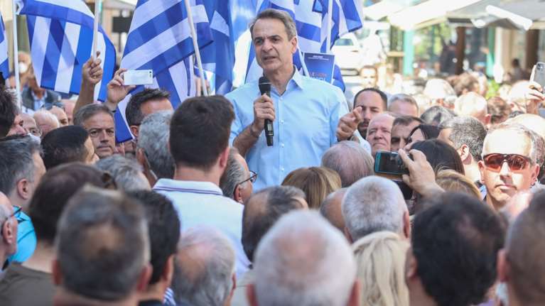 Μητσοτάκης από Νέα Ιωνία: Αν θέλετε να είμαι ξανά πρωθυπουργός, να πάτε όλες και όλοι να ψηφίσετε στις 25 Ιουνίου