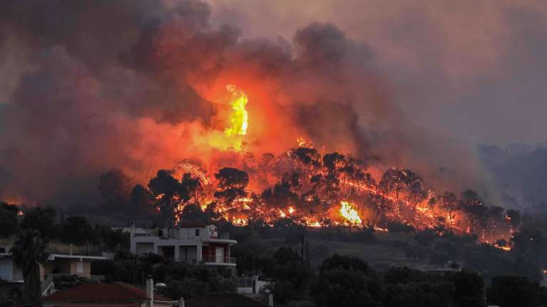 Φωτιά στις Κεχριές: Με εντολή Χαρδαλιά ενεργοποιείται η υπηρεσία &quot;Copernicus&quot; - Δορυφορική παρακολούθηση της περιοχής [Εικόνες]