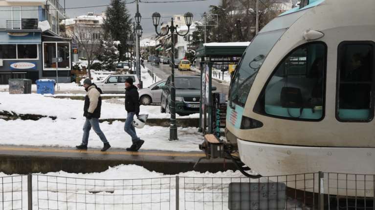 ΤΡΑΙΝΟΣΕ: Ακύρωση δρομολογίων λόγω της κακοκαιρίας &#39;&#39;Φίλιππος&#39;&#39; στην Αττική