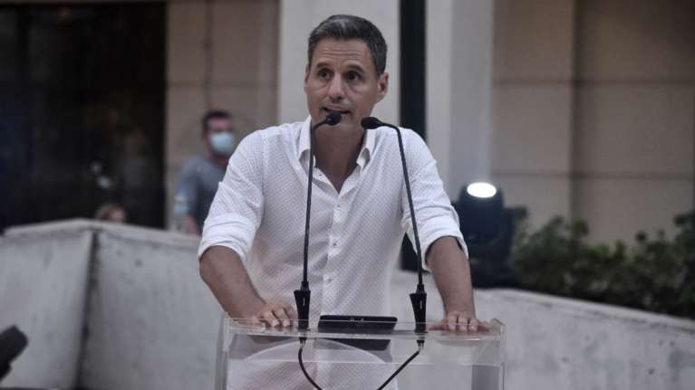 Γιώργος Τράγκας: &quot;Ντεμπούτο&quot; Γρηγόρη Πετράκου σε συγκέντρωση του Κινήματος Ελεύθεροι Άνθρωποι [Εικόνες]